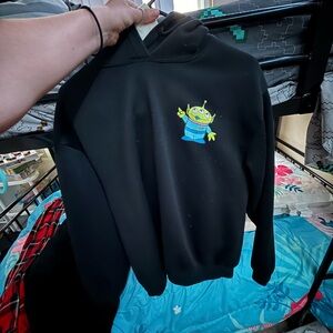 TOY STORY Black Hoodie with Alien Graphic